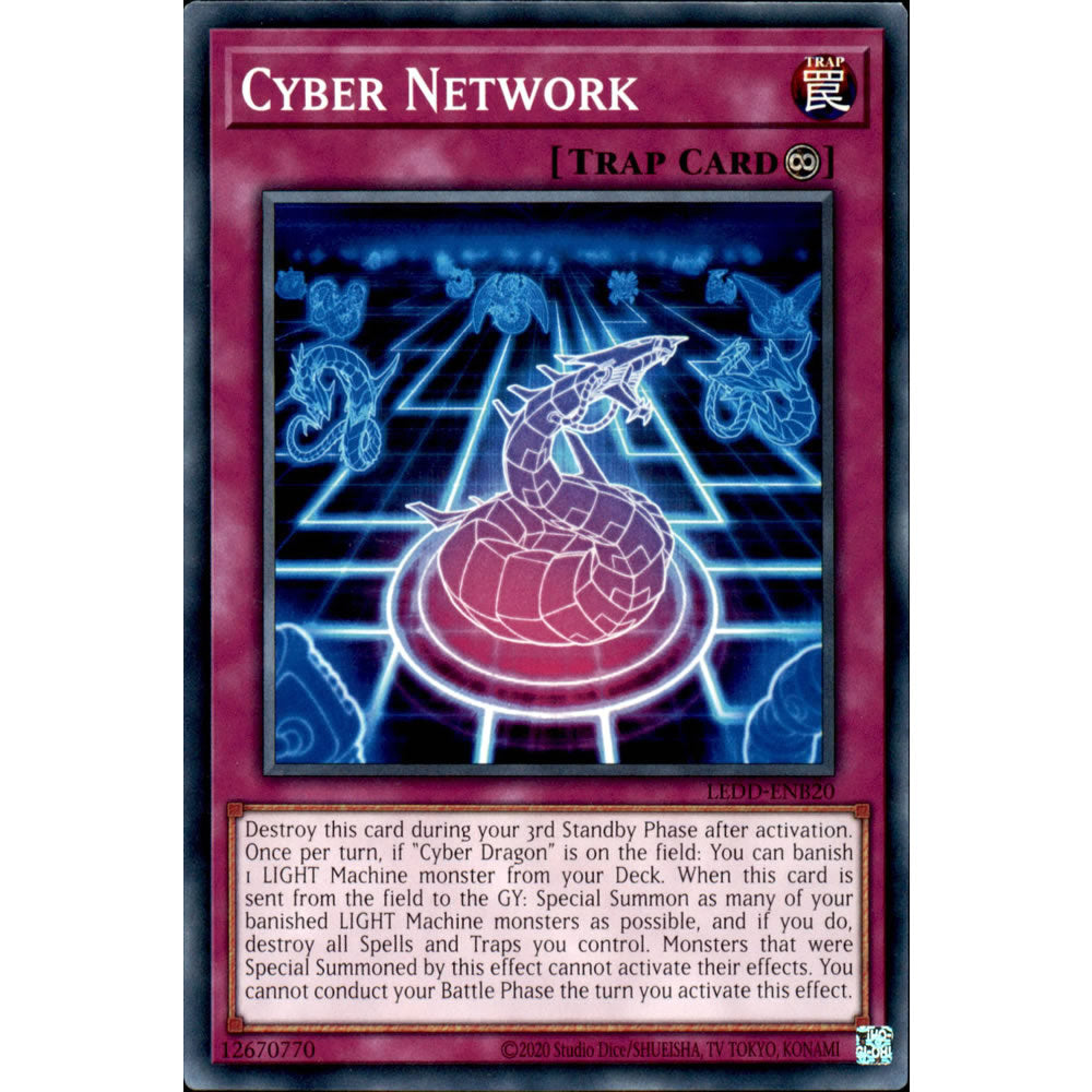 Cyber Network LEDD-ENB20 Yu-Gi-Oh! Card from the Legendary Dragon Decks Set