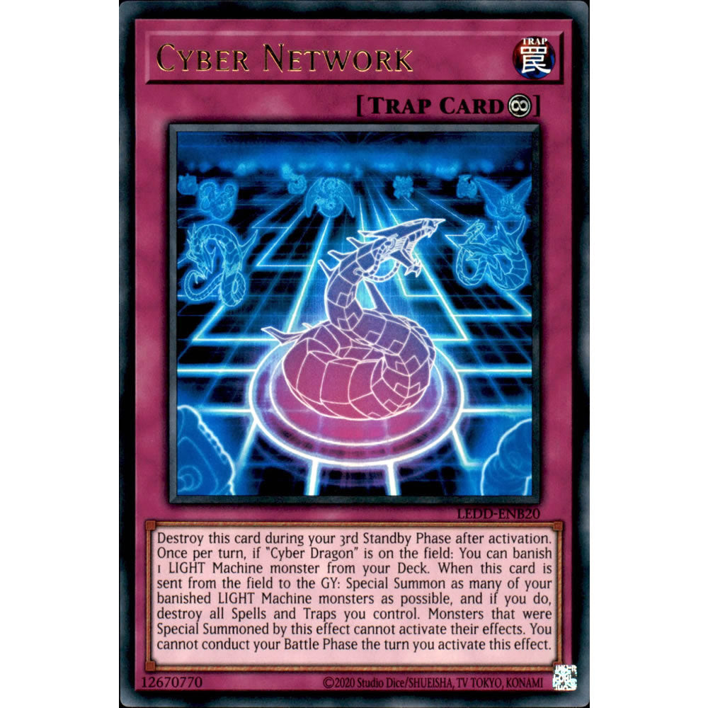 Cyber Network LEDD-ENB20 Yu-Gi-Oh! Card from the Legendary Dragon Decks Set