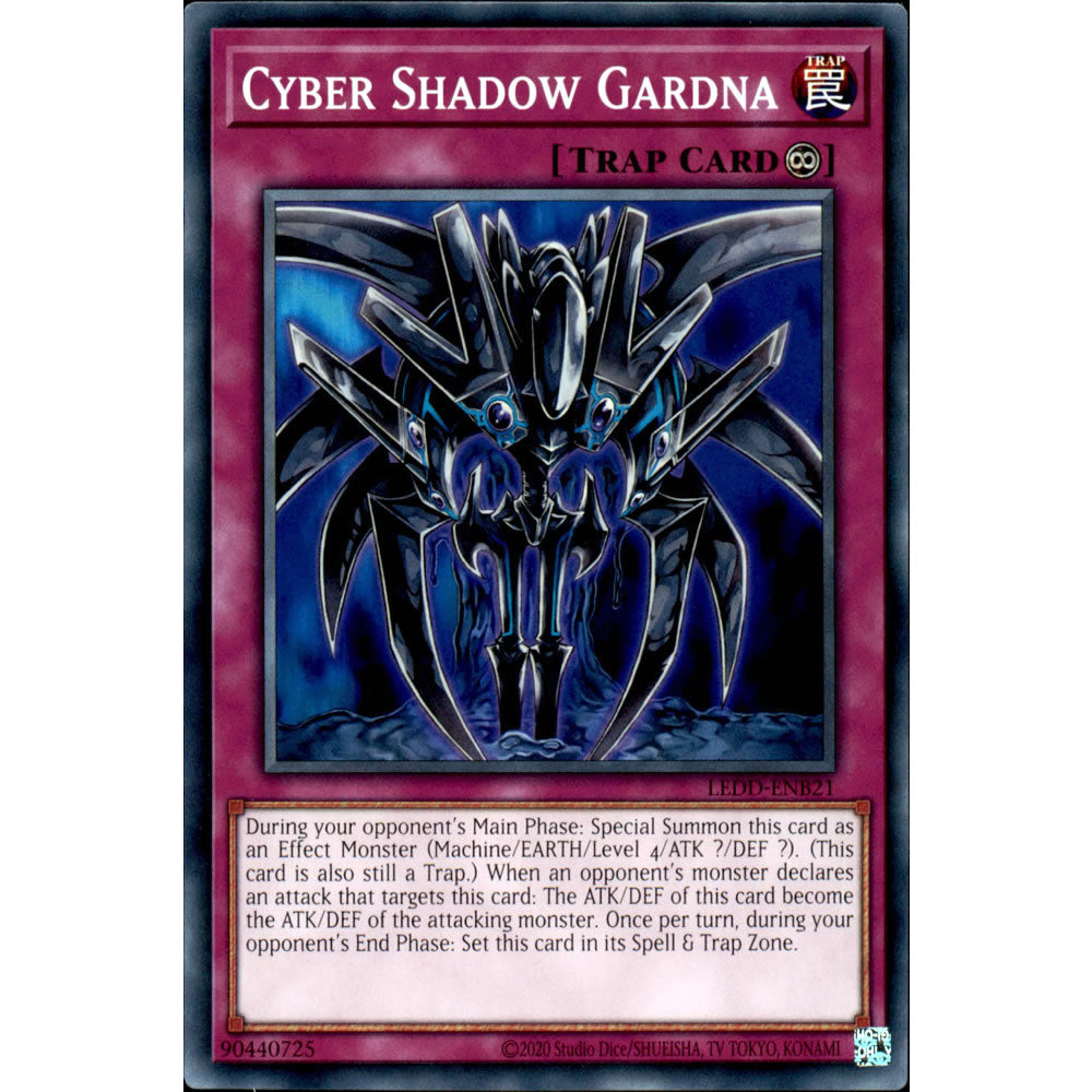 Cyber Shadow Gardna LEDD-ENB21 Yu-Gi-Oh! Card from the Legendary Dragon Decks Set