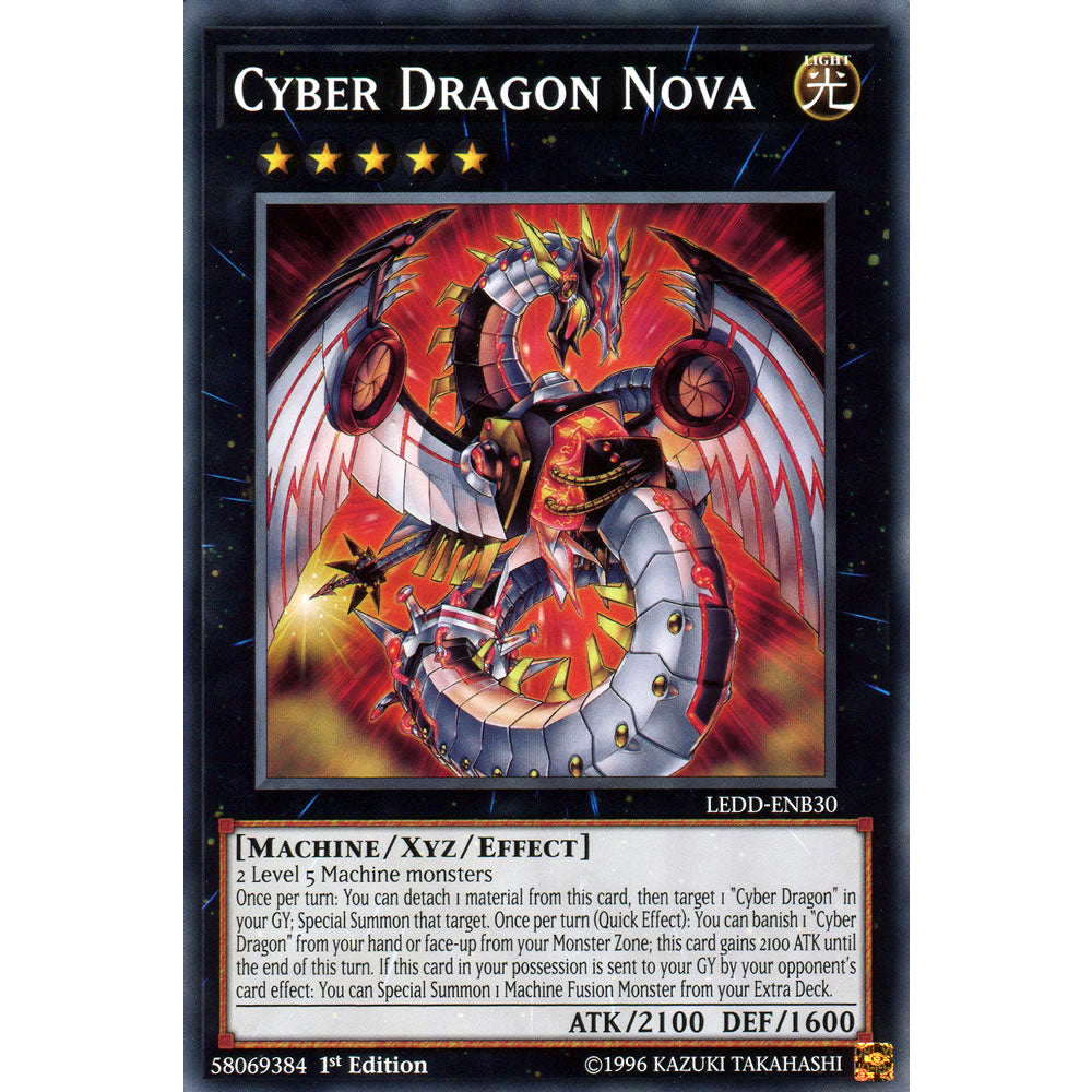 Cyber Dragon Nova LEDD-ENB30 Yu-Gi-Oh! Card from the Legendary Dragon Decks Set