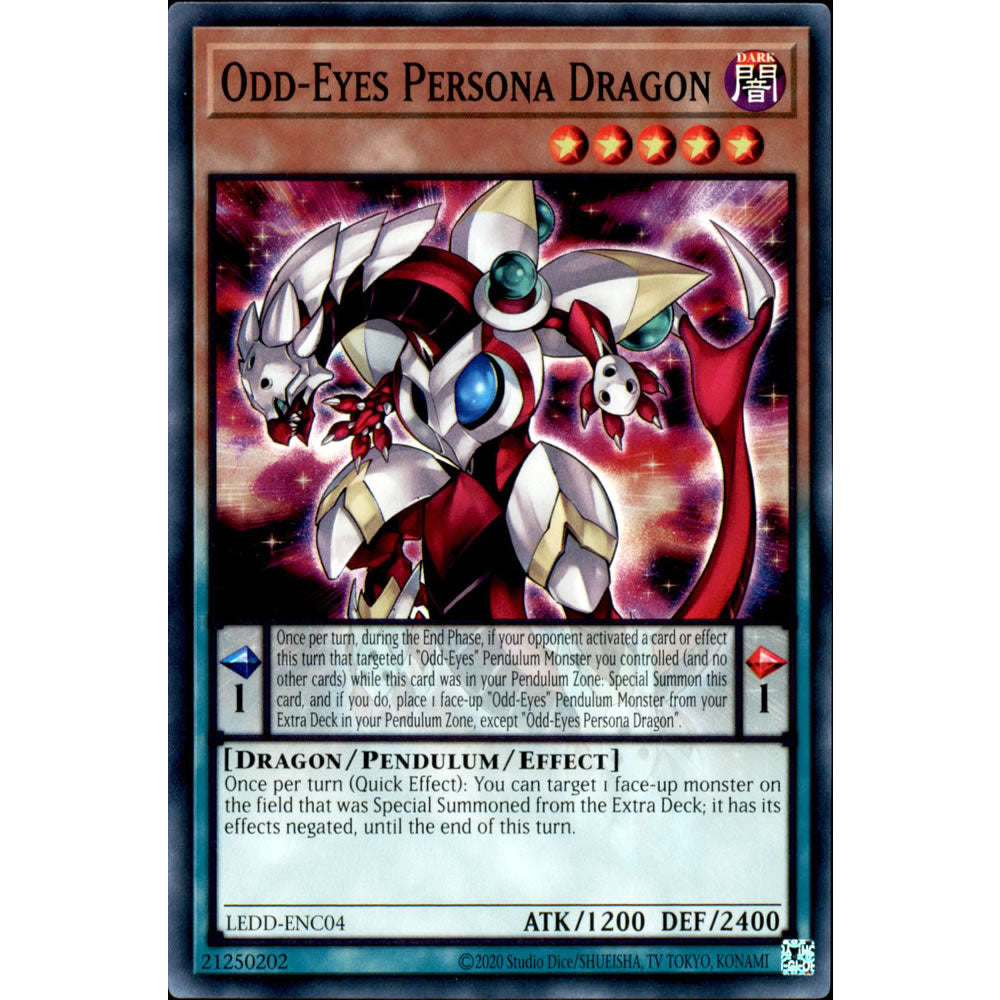 Odd-Eyes Persona Dragon LEDD-ENC04 Yu-Gi-Oh! Card from the Legendary Dragon Decks Set