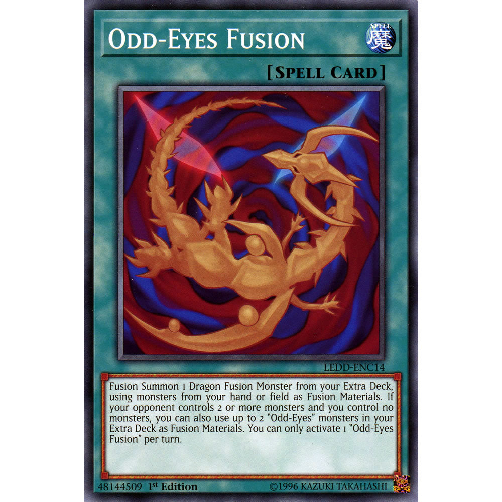 Odd-Eyes Fusion LEDD-ENC14 Yu-Gi-Oh! Card from the Legendary Dragon Decks Set