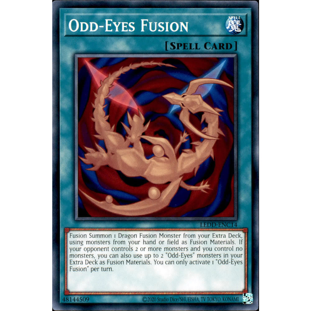 Odd-Eyes Fusion LEDD-ENC14 Yu-Gi-Oh! Card from the Legendary Dragon Decks Set