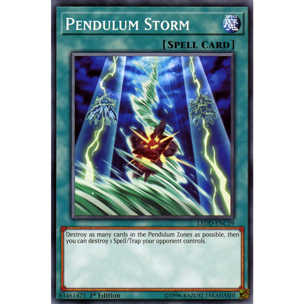 Pendulum Storm LEDD-ENC19 Yu-Gi-Oh! Card from the Legendary Dragon Decks Set