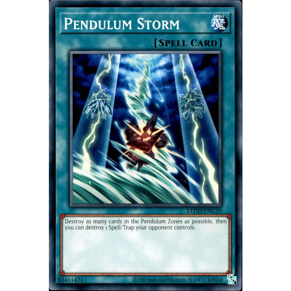 Pendulum Storm LEDD-ENC19 Yu-Gi-Oh! Card from the Legendary Dragon Decks Set