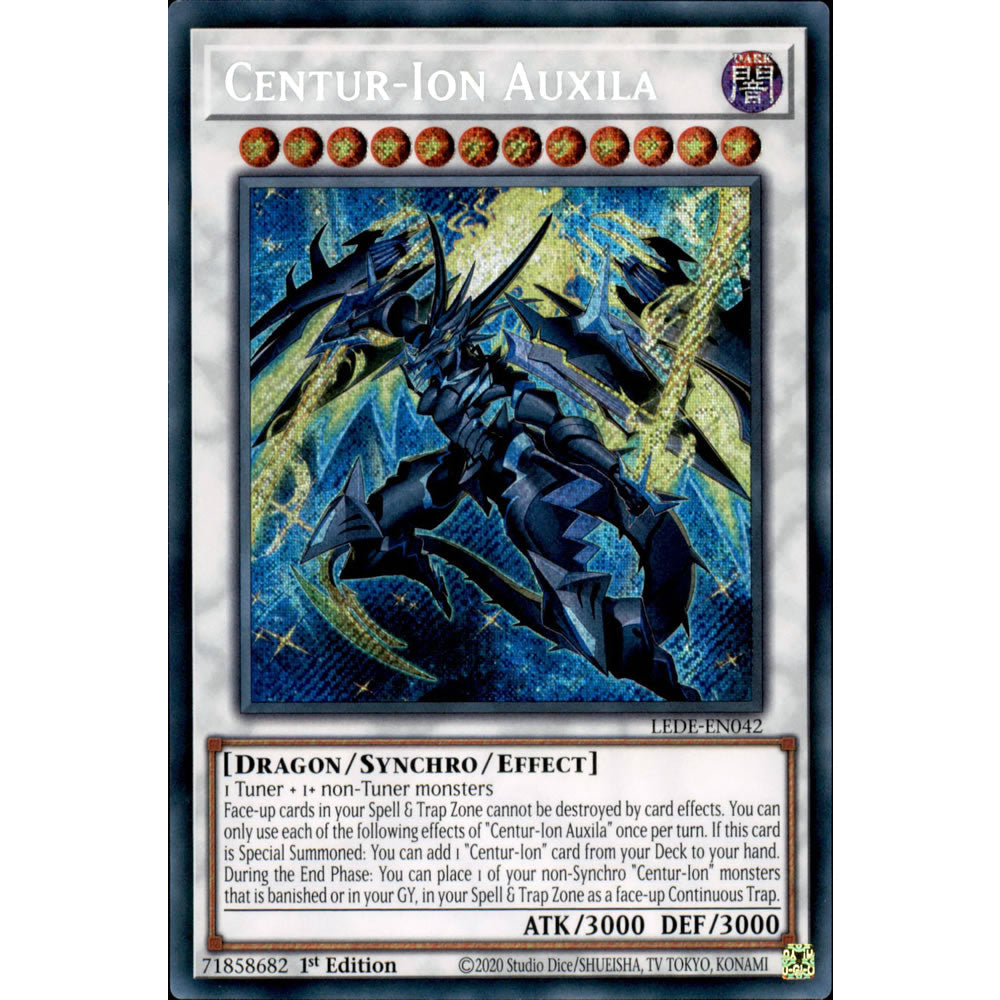 Centur-Ion Auxila LEDE-EN042 Yu-Gi-Oh! Card from the Legacy of Destruction Set