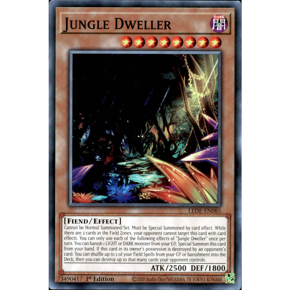 Jungle Dweller LEDE-EN085 Yu-Gi-Oh! Card from the Legacy of Destruction Set