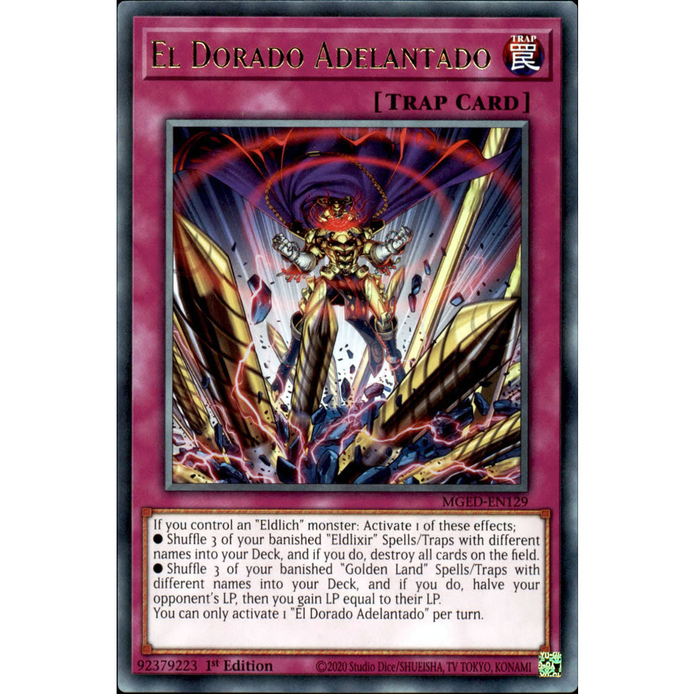 El Dorado Adelantado MGED-EN129 Yu-Gi-Oh! Card from the Maximum Gold: El Dorado Set