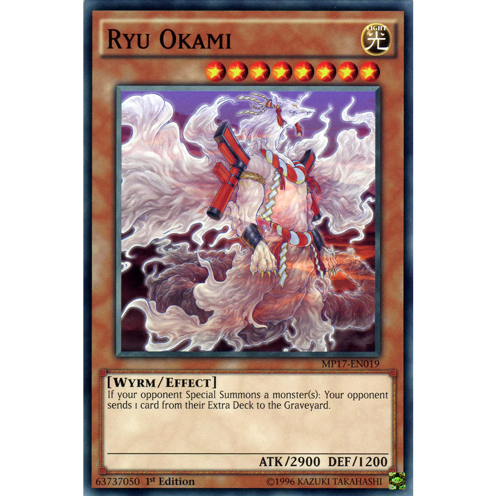 Ryu Okami MP17-EN019 Yu-Gi-Oh! Card from the Mega Tin 2017 Mega Pack Set