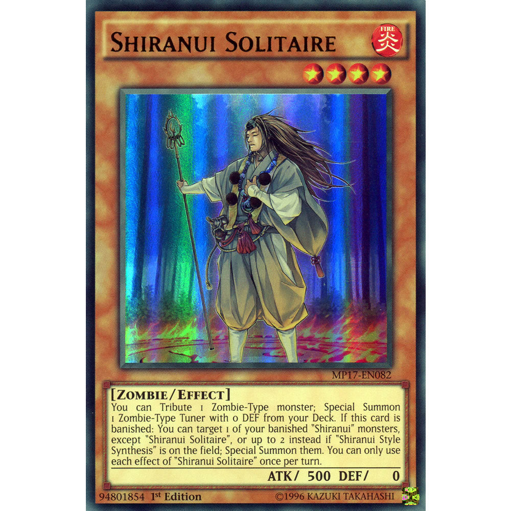 Shiranui Solitaire MP17-EN082 Yu-Gi-Oh! Card from the Mega Tin 2017 Mega Pack Set