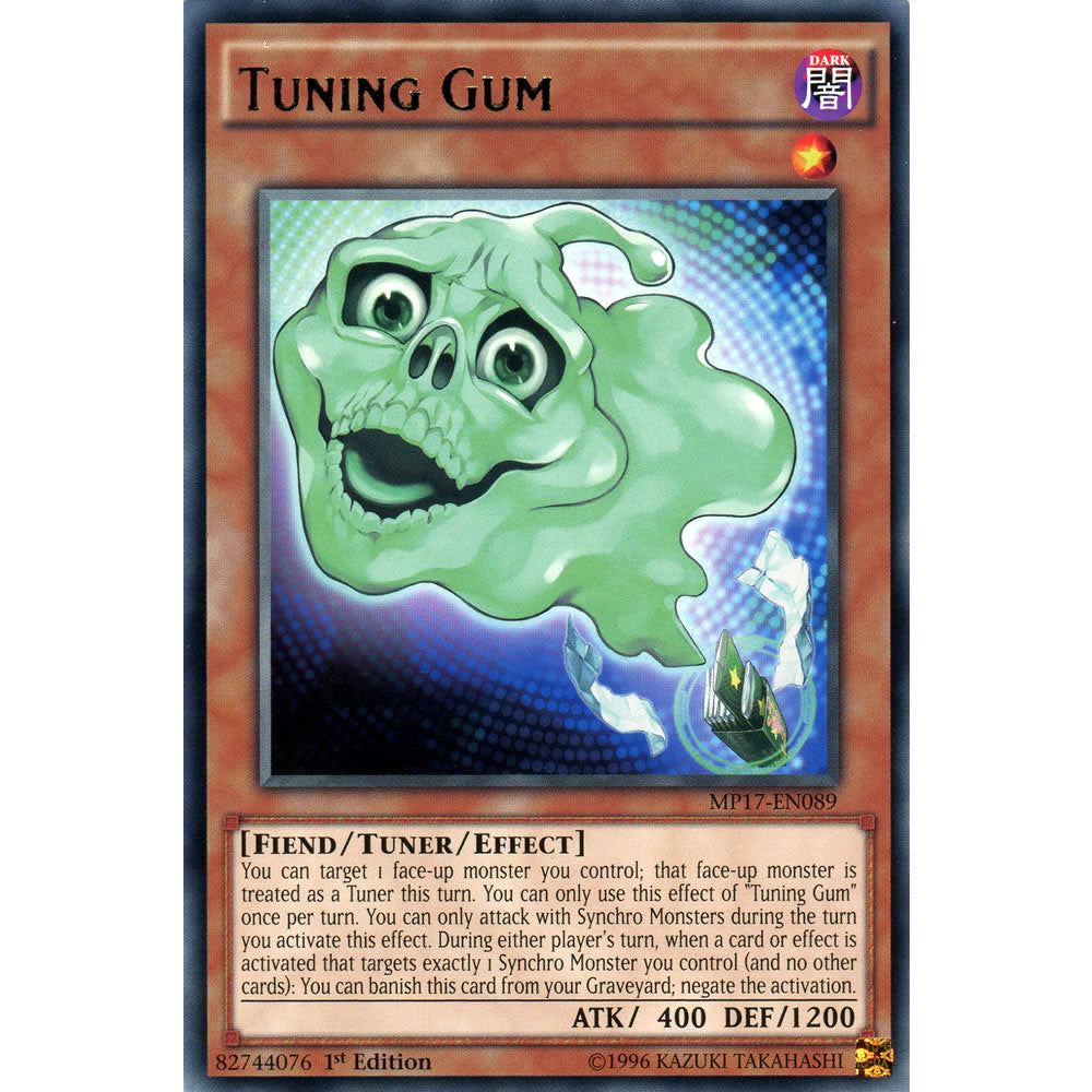 Tuning Gum MP17-EN089 Yu-Gi-Oh! Card from the Mega Tin 2017 Mega Pack Set