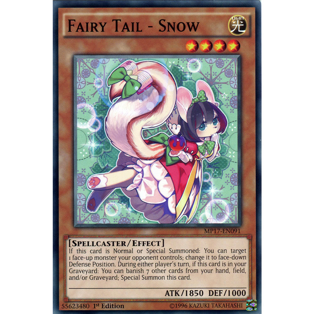 Fairy Tail - Snow MP17-EN091 Yu-Gi-Oh! Card from the Mega Tin 2017 Mega Pack Set