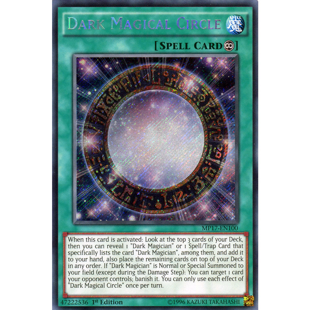 Dark Magical Circle MP17-EN100 Yu-Gi-Oh! Card from the Mega Tin 2017 Mega Pack Set