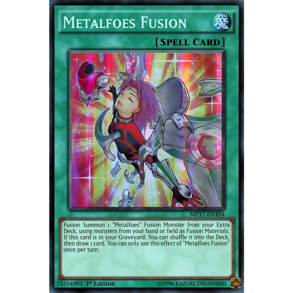 Metalfoes Fusion MP17-EN104 Yu-Gi-Oh! Card from the Mega Tin 2017 Mega Pack Set