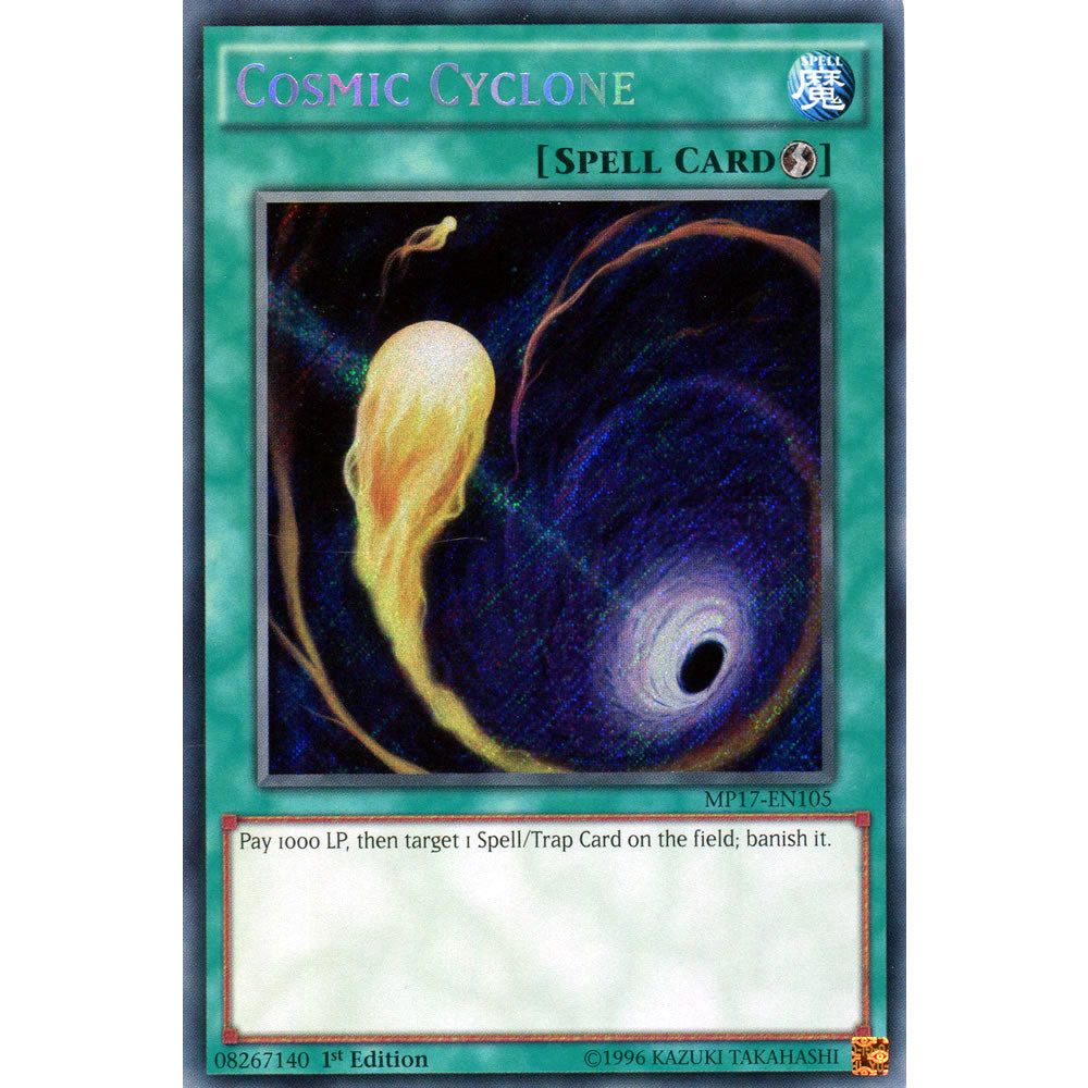 Cosmic Cyclone MP17-EN105 Yu-Gi-Oh! Card from the Mega Tin 2017 Mega Pack Set