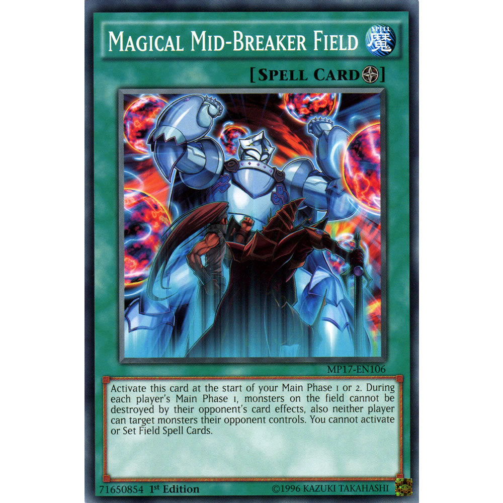 Magical Mid-Breaker Field MP17-EN106 Yu-Gi-Oh! Card from the Mega Tin 2017 Mega Pack Set