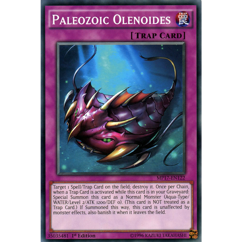 Paleozoic Olenoides MP17-EN122 Yu-Gi-Oh! Card from the Mega Tin 2017 Mega Pack Set