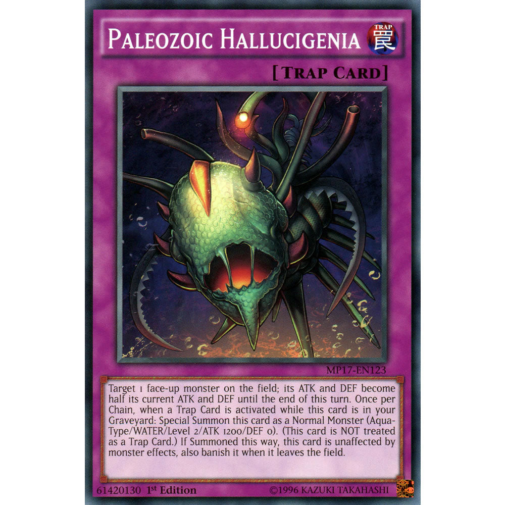 Paleozoic Hallucigenia MP17-EN123 Yu-Gi-Oh! Card from the Mega Tin 2017 Mega Pack Set