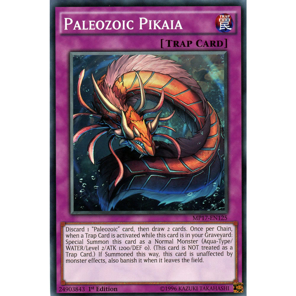 Paleozoic Pikaia MP17-EN125 Yu-Gi-Oh! Card from the Mega Tin 2017 Mega Pack Set