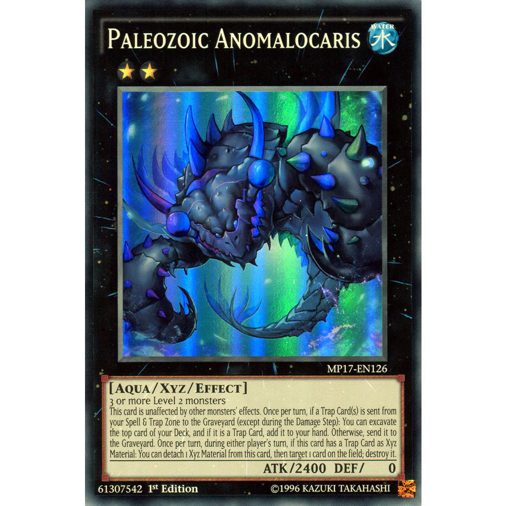 Paleozoic Anomalocaris MP17-EN126 Yu-Gi-Oh! Card from the Mega Tin 2017 Mega Pack Set