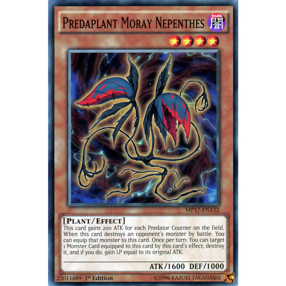 Predaplant Moray Nepenthes MP17-EN132 Yu-Gi-Oh! Card from the Mega Tin 2017 Mega Pack Set