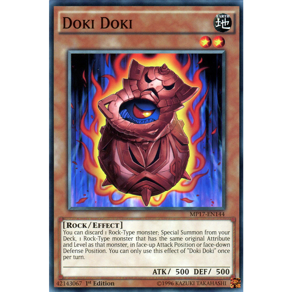 Doki Doki MP17-EN144 Yu-Gi-Oh! Card from the Mega Tin 2017 Mega Pack Set