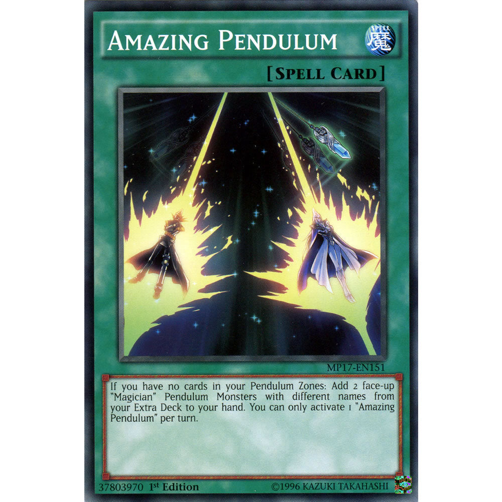 Amazing Pendulum MP17-EN151 Yu-Gi-Oh! Card from the Mega Tin 2017 Mega Pack Set