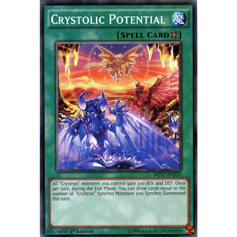 Crystolic Potential MP17-EN153 Yu-Gi-Oh! Card from the Mega Tin 2017 Mega Pack Set