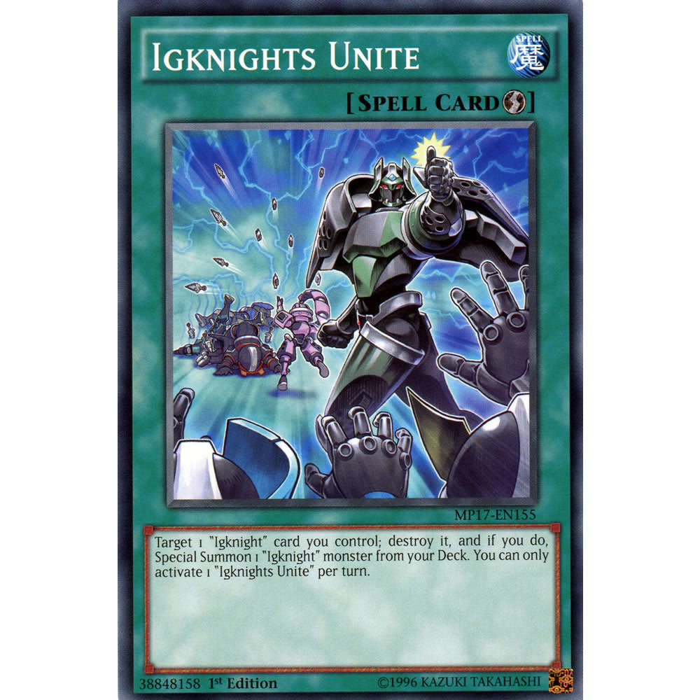 Igknights Unite MP17-EN155 Yu-Gi-Oh! Card from the Mega Tin 2017 Mega Pack Set