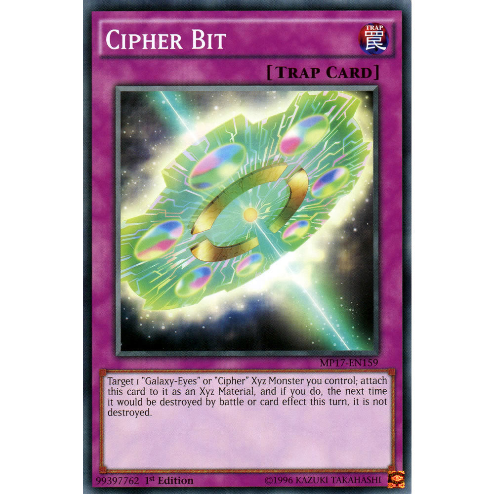 Cipher Bit MP17-EN159 Yu-Gi-Oh! Card from the Mega Tin 2017 Mega Pack Set