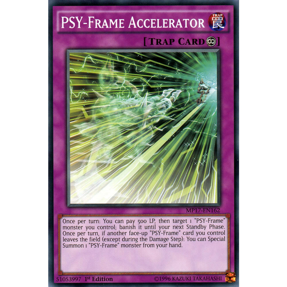 PSY-Frame Accelerator MP17-EN162 Yu-Gi-Oh! Card from the Mega Tin 2017 Mega Pack Set