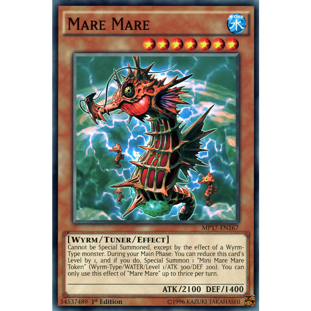 Mare Mare MP17-EN167 Yu-Gi-Oh! Card from the Mega Tin 2017 Mega Pack Set