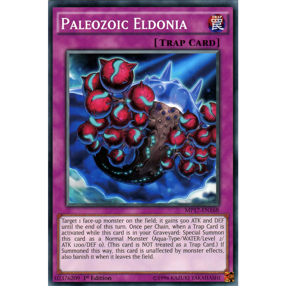 Paleozoic Eldonia MP17-EN168 Yu-Gi-Oh! Card from the Mega Tin 2017 Mega Pack Set