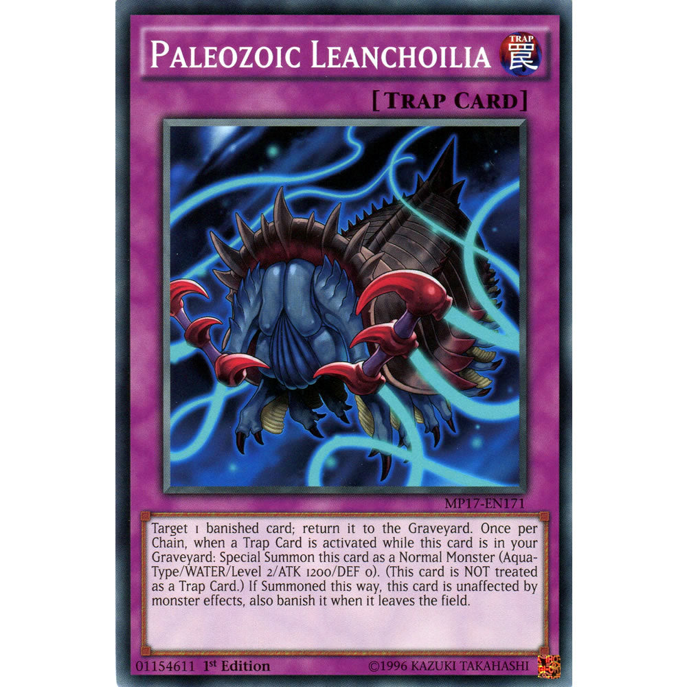 Paleozoic Leanchoilia MP17-EN171 Yu-Gi-Oh! Card from the Mega Tin 2017 Mega Pack Set