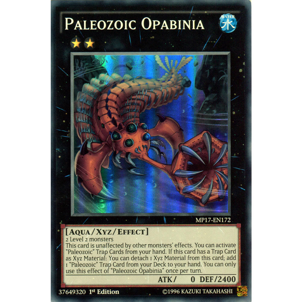 Paleozoic Opabinia MP17-EN172 Yu-Gi-Oh! Card from the Mega Tin 2017 Mega Pack Set