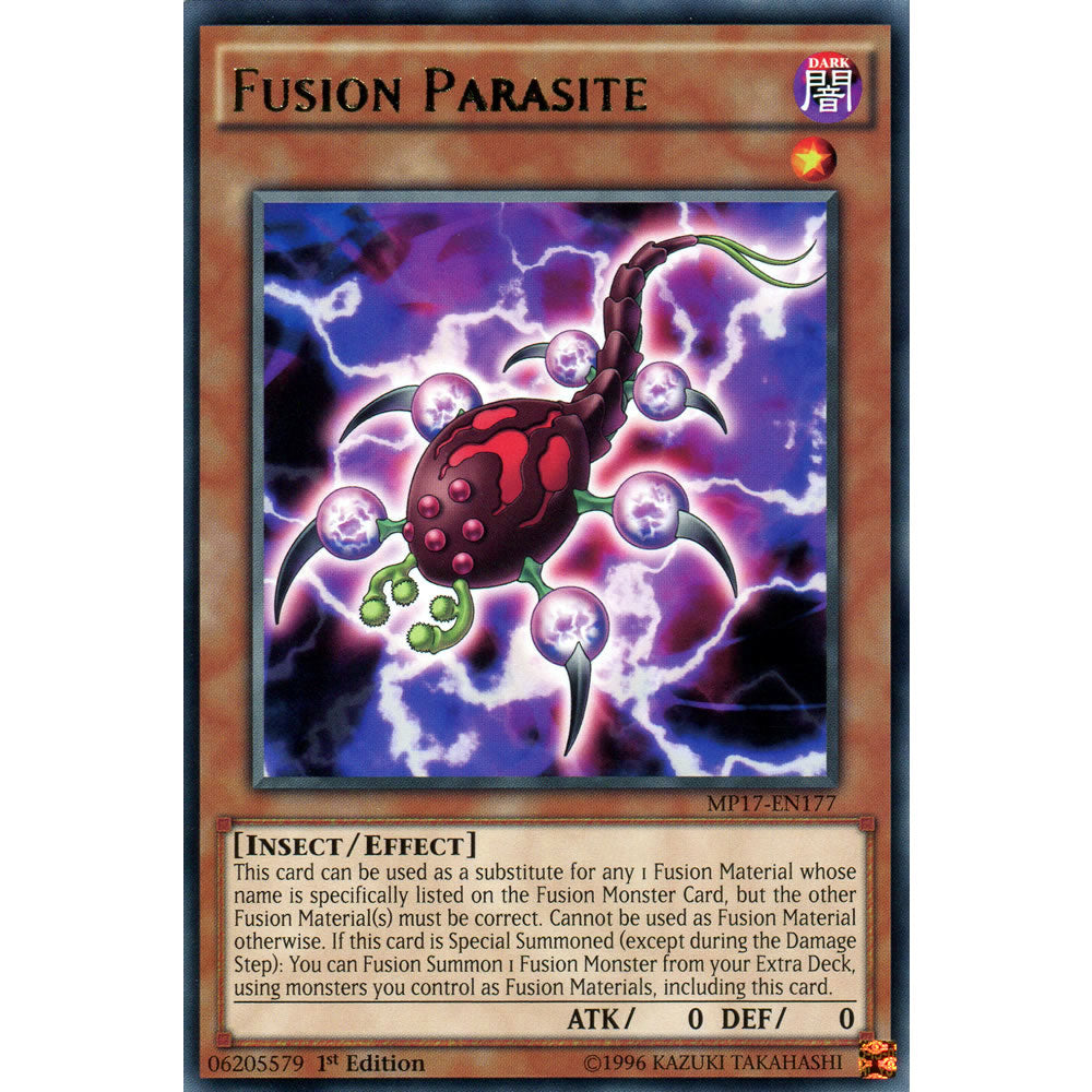 Fusion Parasite MP17-EN177 Yu-Gi-Oh! Card from the Mega Tin 2017 Mega Pack Set