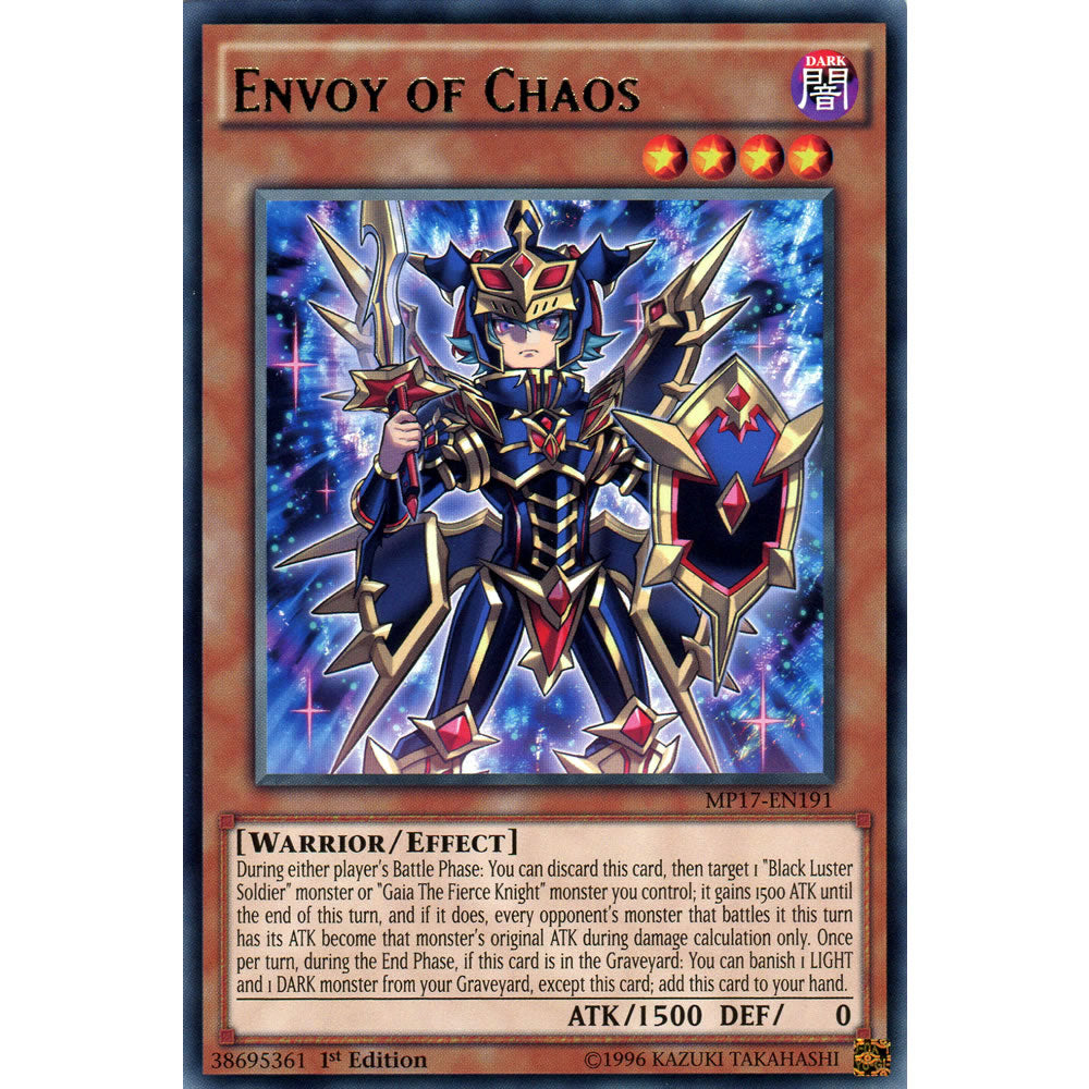 Envoy of Chaos MP17-EN191 Yu-Gi-Oh! Card from the Mega Tin 2017 Mega Pack Set