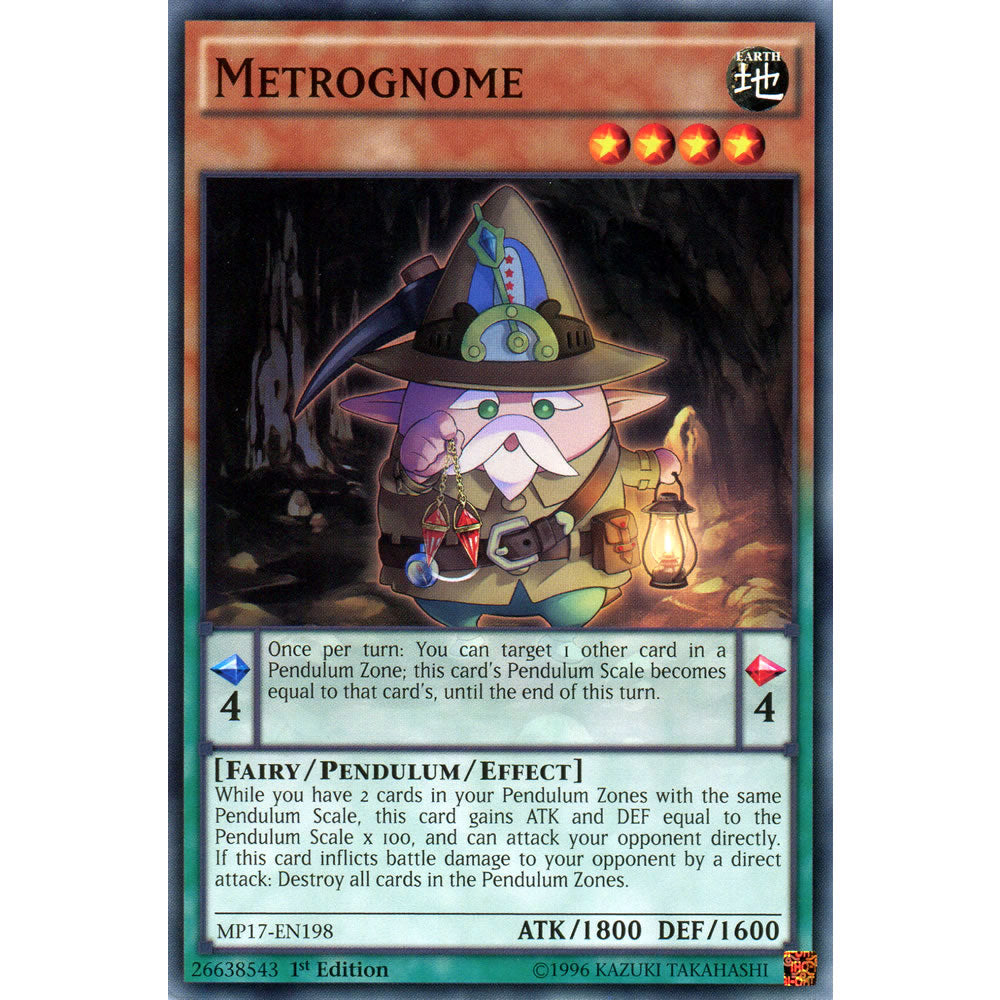 Metrognome MP17-EN198 Yu-Gi-Oh! Card from the Mega Tin 2017 Mega Pack Set