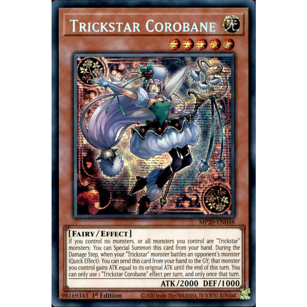 Trickstar Corobane MP20-EN048 Yu-Gi-Oh! Card from the Mega Tin 2020 Mega Pack Set