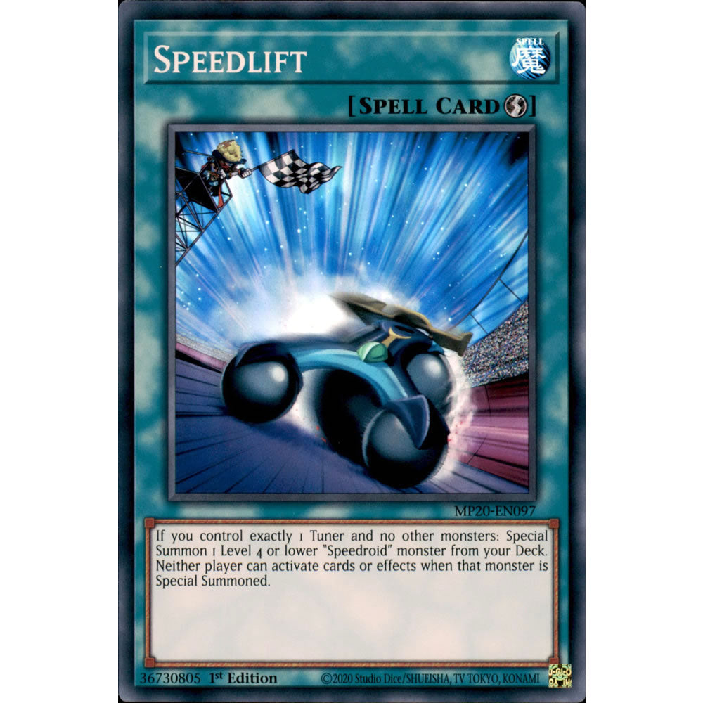 Speedlift MP20-EN097 Yu-Gi-Oh! Card from the Mega Tin 2020 Mega Pack Set