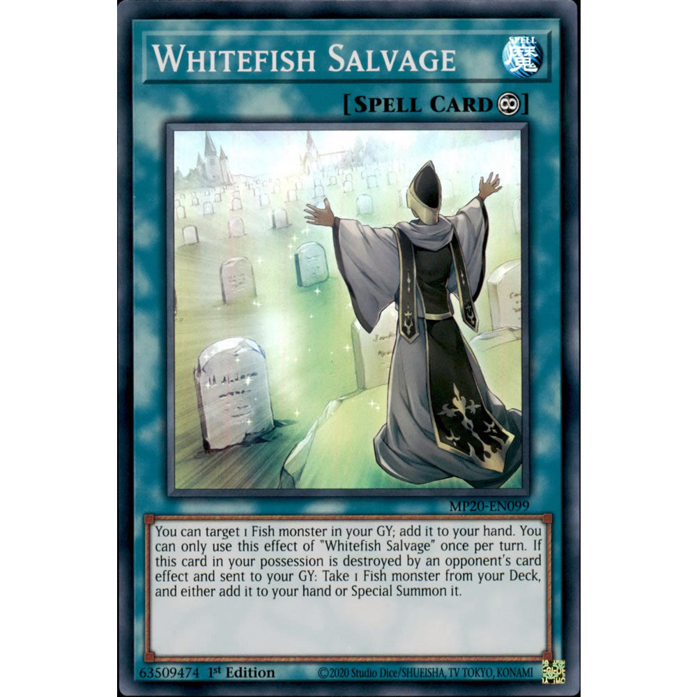 Whitefish Salvage MP20-EN099 Yu-Gi-Oh! Card from the Mega Tin 2020 Mega Pack Set