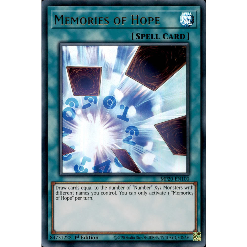 Memories of Hope MP20-EN100 Yu-Gi-Oh! Card from the Mega Tin 2020 Mega Pack Set