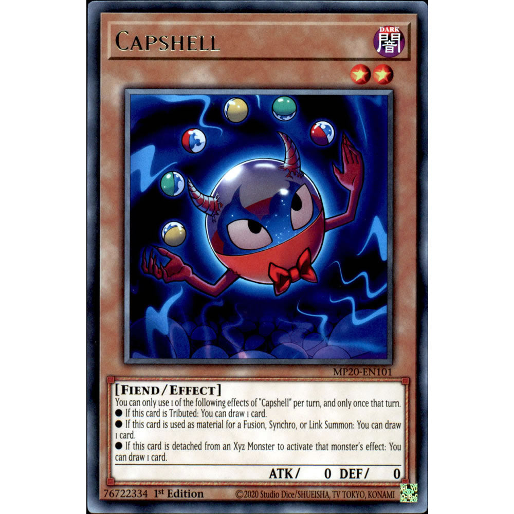 Capshell MP20-EN101 Yu-Gi-Oh! Card from the Mega Tin 2020 Mega Pack Set