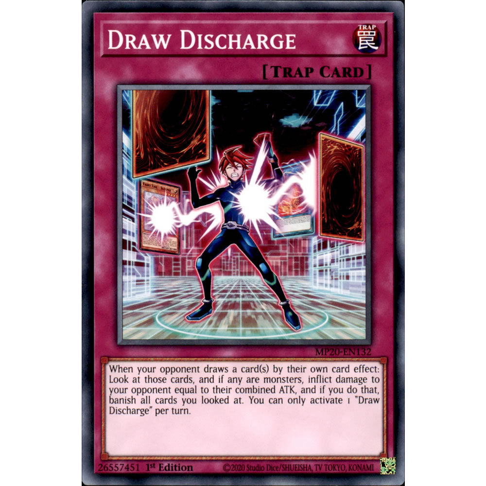 Draw Discharge MP20-EN132 Yu-Gi-Oh! Card from the Mega Tin 2020 Mega Pack Set