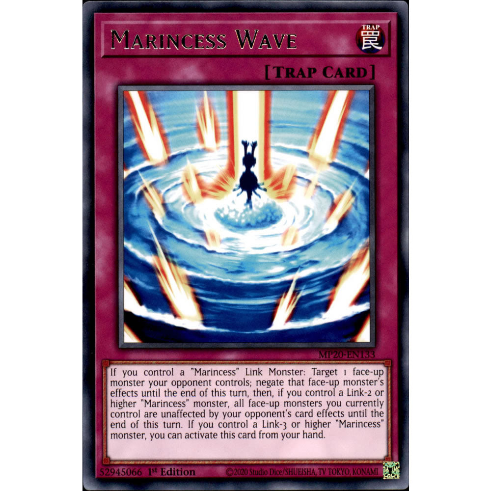 Marincess Wave MP20-EN133 Yu-Gi-Oh! Card from the Mega Tin 2020 Mega Pack Set