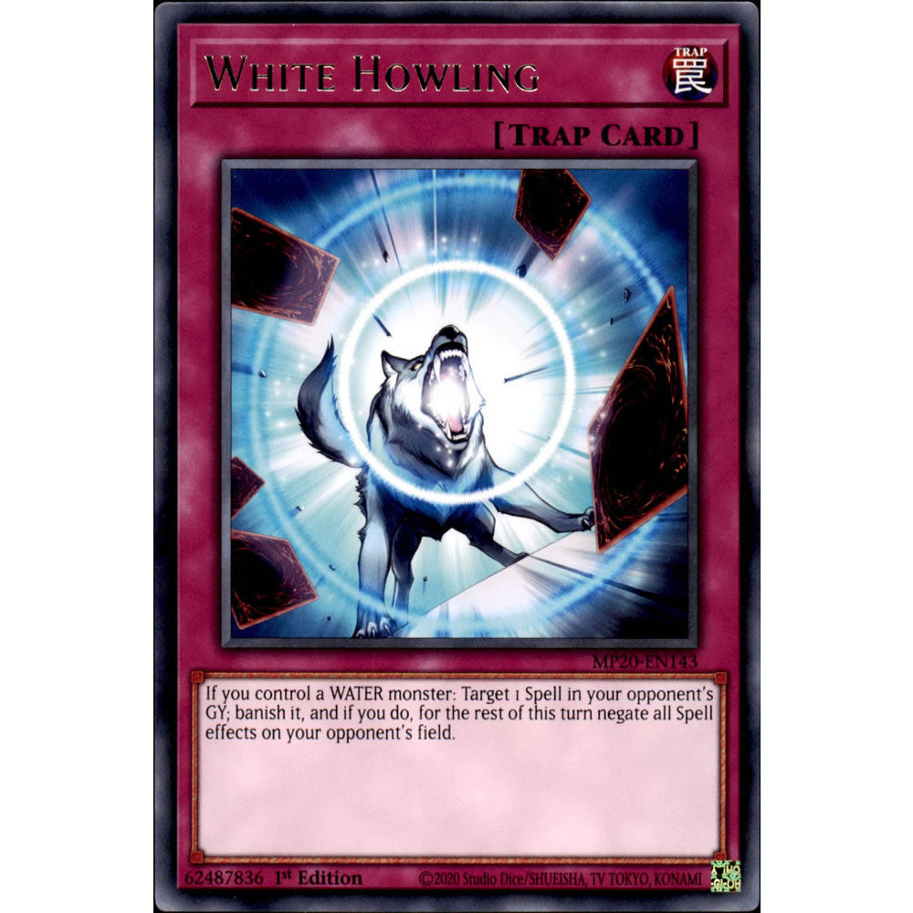 White Howling MP20-EN143 Yu-Gi-Oh! Card from the Mega Tin 2020 Mega Pack Set