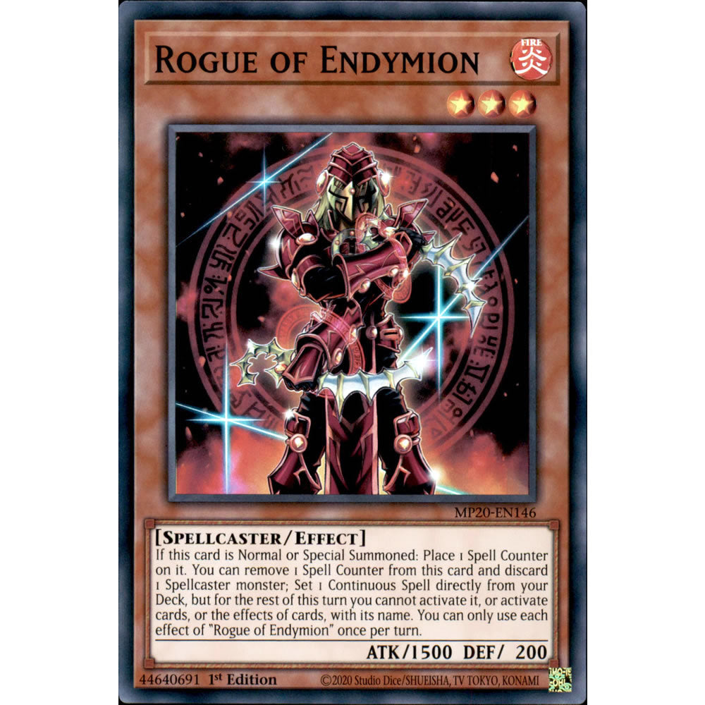 Rogue of Endymion MP20-EN146 Yu-Gi-Oh! Card from the Mega Tin 2020 Mega Pack Set