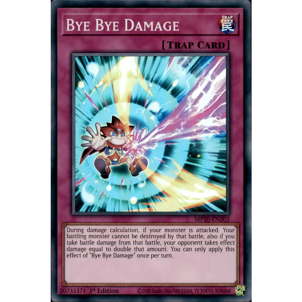 Bye Bye Damage MP20-EN202 Yu-Gi-Oh! Card from the Mega Tin 2020 Mega Pack Set