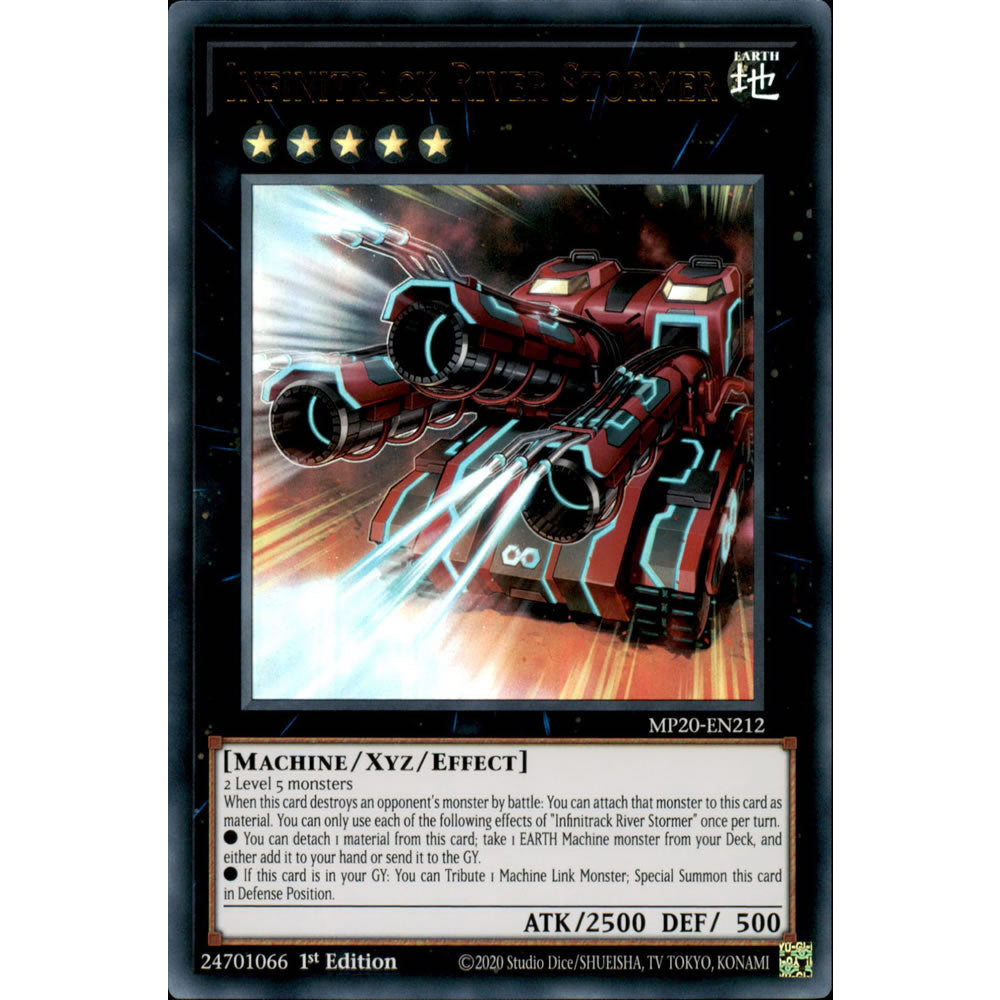 Infinitrack River Stormer MP20-EN212 Yu-Gi-Oh! Card from the Mega Tin 2020 Mega Pack Set