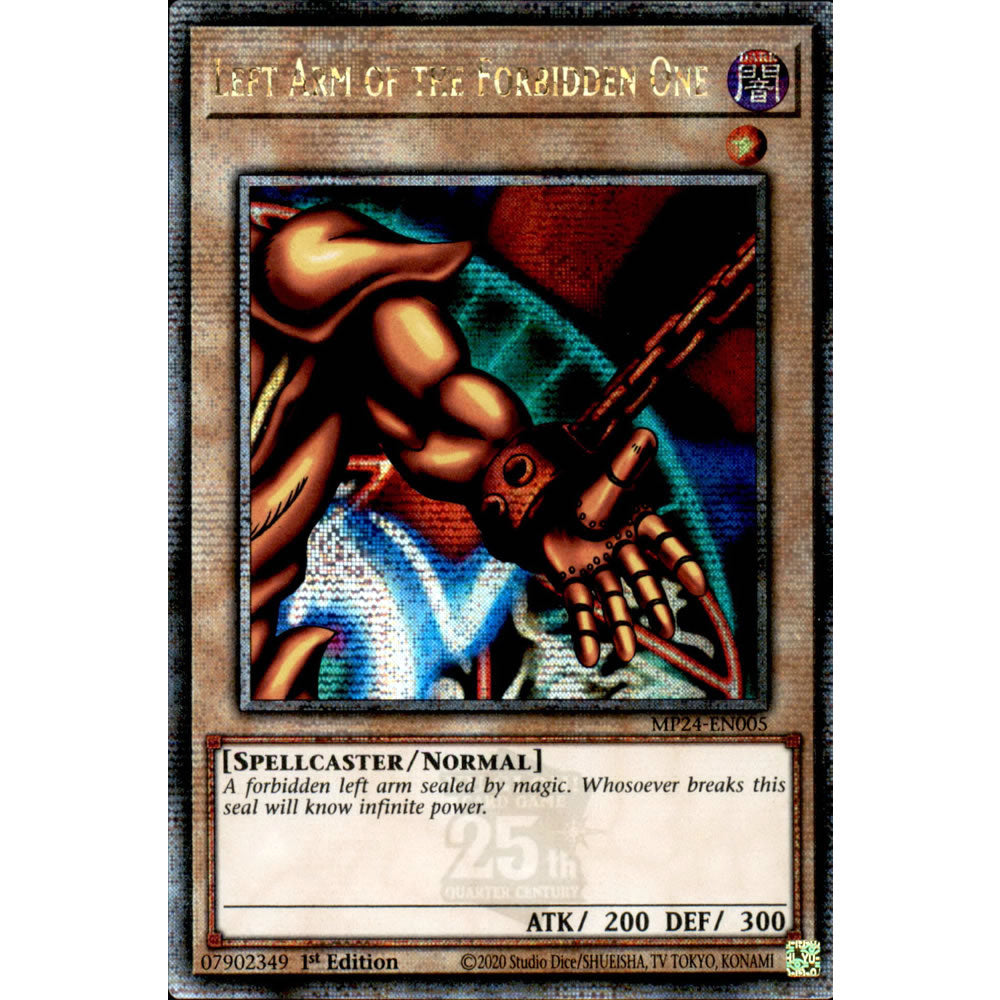 Left Arm of the Forbidden One MP24-EN005 Yu-Gi-Oh! Card from the Mega Tin 2024 Mega Pack Set